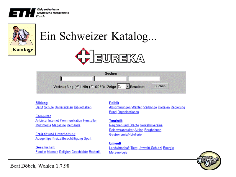 Ein Schweizer Katalog...