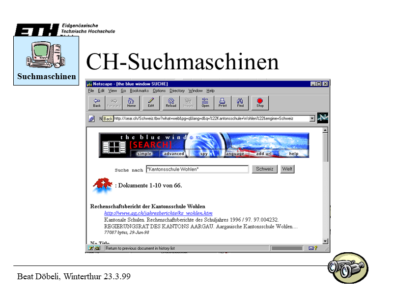 CH-Suchmaschinen