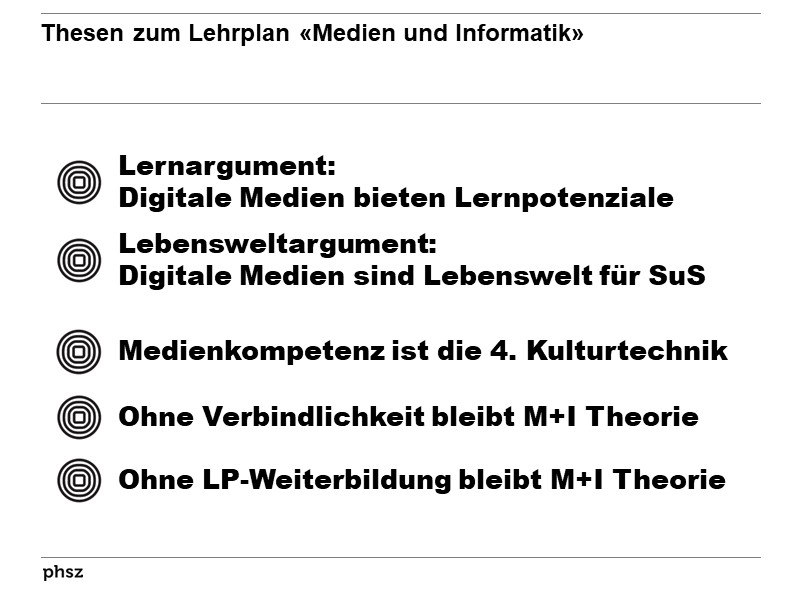 Thesen zum Lehrplan 