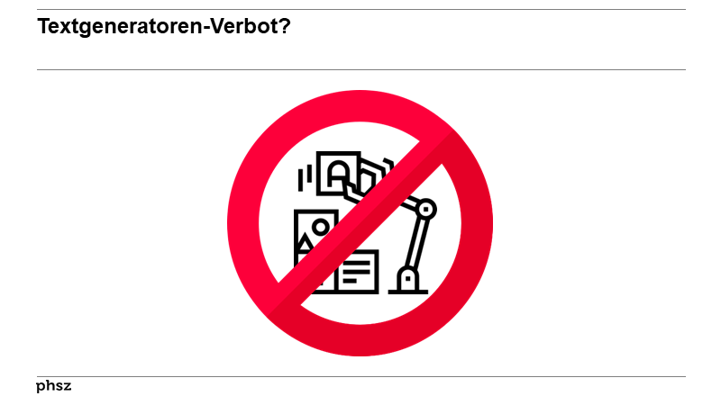 Textgeneratoren-Verbot