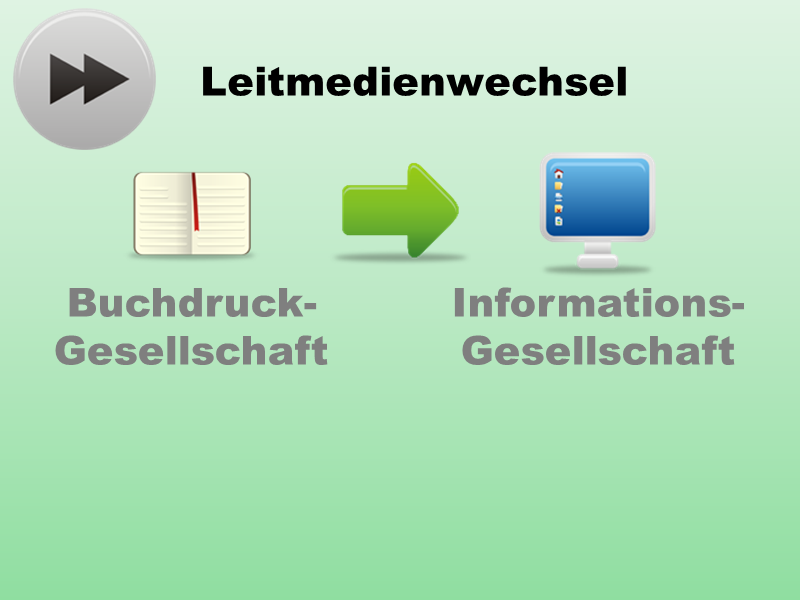 Von der Buchdruckgesellschaft zur Informationsgesellschaft