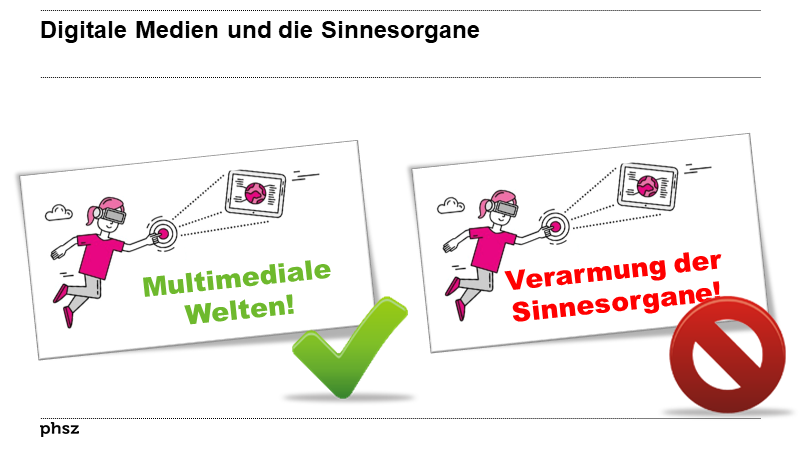 Digitale Medien und Sinnesorgane