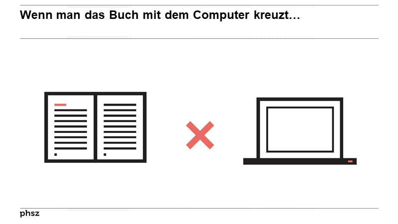 Wenn man das Buch mit dem Computer kreuzt...