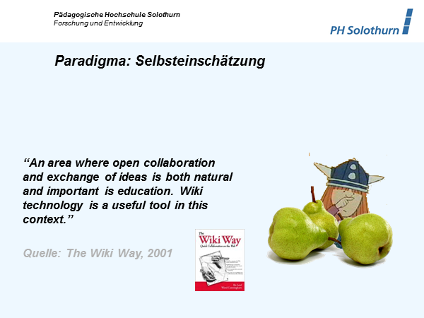 Paradigma: Selbsteinschätzung wiki