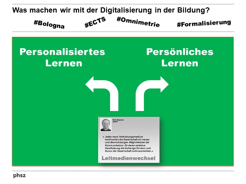 Was machen wir mit der Digitalisierung in der Bildung?