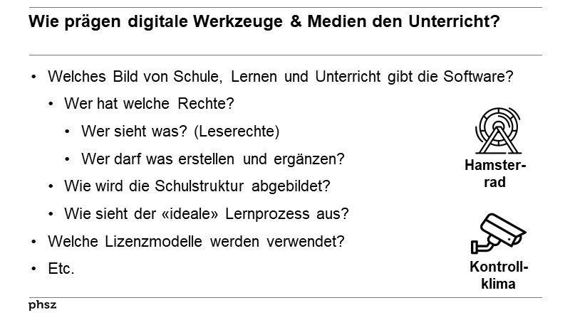 Wie prägen digitale Werkzeuge & Medien den Unterricht?